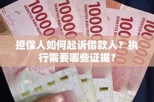 济南担保人如何起诉借款人？执行需要哪些证据？