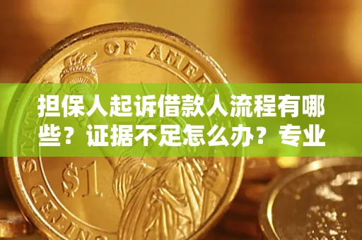 济南担保人起诉借款人流程有哪些？证据不足怎么办？专业律师解答