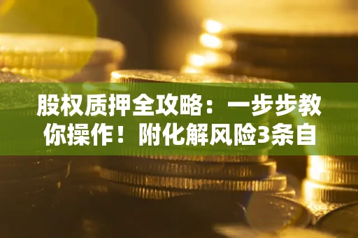 济南股权质押全攻略：一步步教你操作！附化解风险3条自救法则