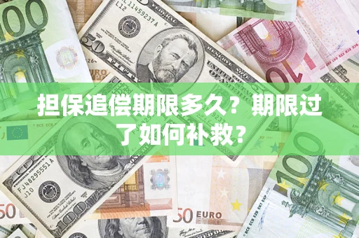 济南担保追偿期限多久？期限过了如何补救？