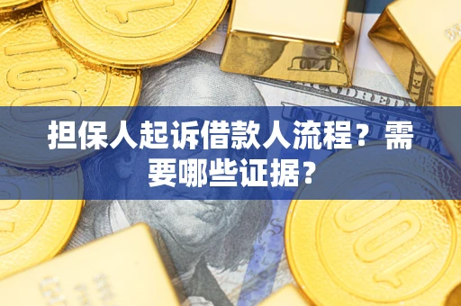 济南担保人起诉借款人流程？需要哪些证据？