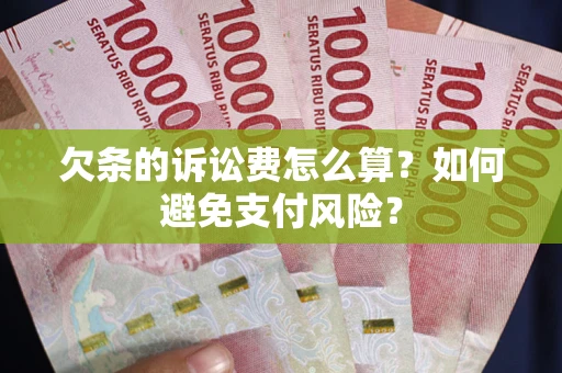 济南欠条的诉讼费怎么算？如何避免支付风险？